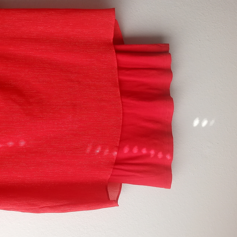 Express short sleeve Top w/overlay - Picture 5 of 8